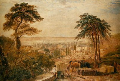 Vue sur une ville - David Cox