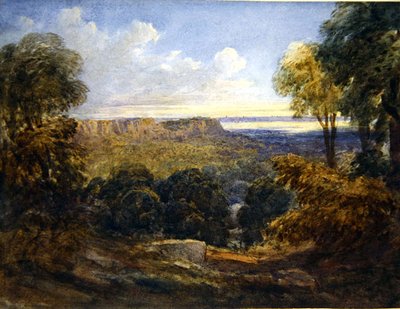Vue du canal de Bristol, vers 1828 - David Cox