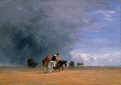 Traversée des sables, 1848 - David Cox the elder