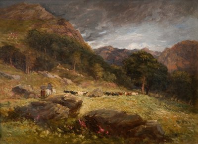 Conduite de bétail - David Cox the elder