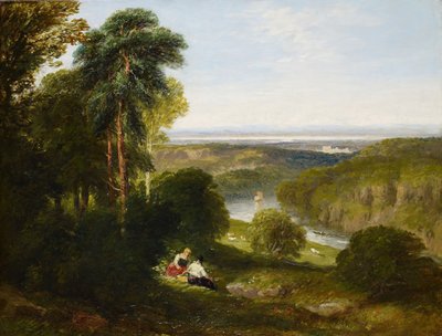 Le Wyndcliffe, rivière Wye, 1842 - David Cox the elder