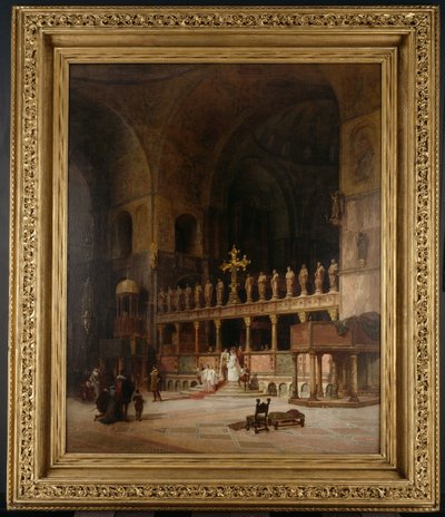 Intérieur de Saint-Marc, Venise, 1869 - David Dalhoff Neal