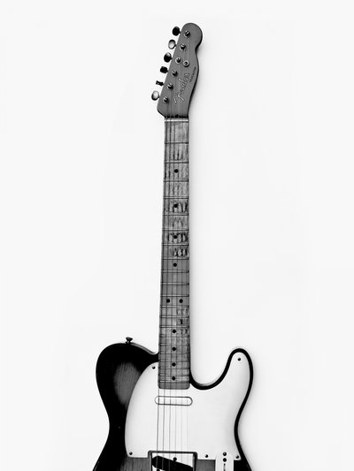 Guitare électrique monochrome - David Drake