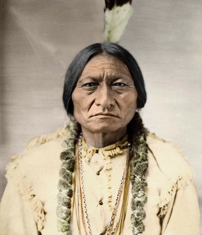 Sitting Bull, chef amérindien - David Frances Barry