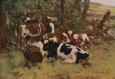 Contentement, vers 1903, vers 1930 - David Gauld
