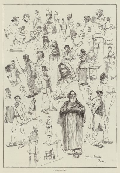 Croquis à Paris - David Hardy