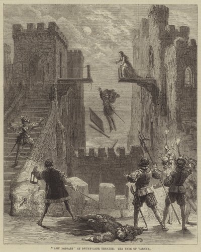 Amy Robsart au Théâtre de Drury-Lane, le destin de Varney - David Henry Friston