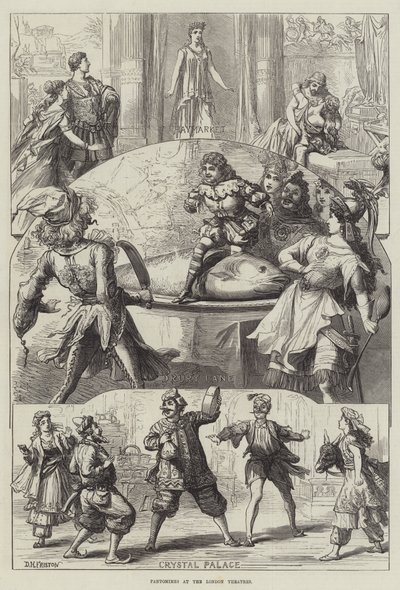 Pantomimes aux théâtres de Londres - David Henry Friston