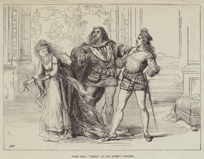 Scène de Hinko, au Queens Theatre - David Henry Friston