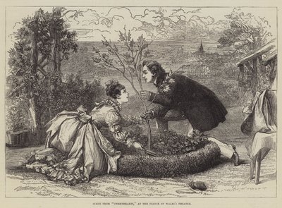 Scène de Sweethearts, au Prince of Wales
