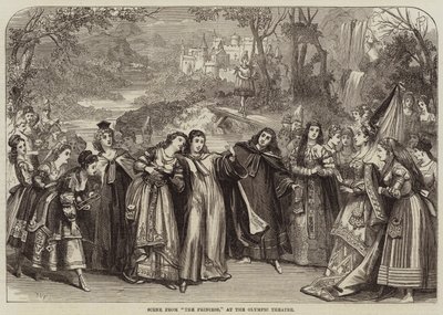 Scène de La Princesse, au Théâtre Olympique - David Henry Friston