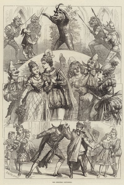 Les pantomimes de Noël - David Henry Friston