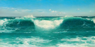 Un rouleau de Cornouailles, 1898 - David James