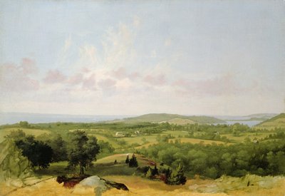 Vue de la baie de Narragansett, près de Warwick, Rhode Island - David Johnson