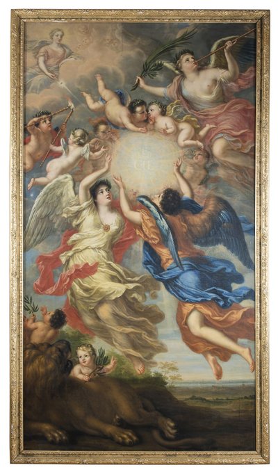 Allégorie du mariage du roi Charles XI et de la reine Ulrika Eleonora - David Klöcker Ehrenstrahl