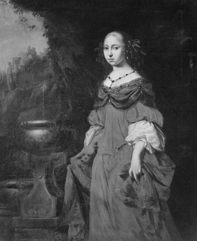 Anna Dorothée, 1640-1713, princesse de Holstein-Gottorp, abbesse de Quedlinbourg - David Klöcker Ehrenstrahl