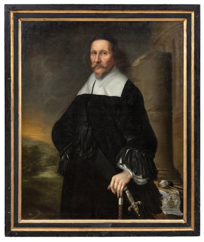 Georg Stiernhielm (1598-1672), antiquaire national, archiviste national et poète, 1663 - David Klöcker Ehrenstrahl