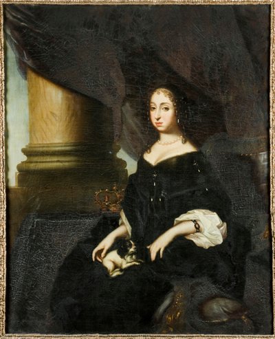Portrait de Hedvig Eleonora de Holstein-Gottorp 1636-1715, reine de Suède, c. 1670 - David Klöcker Ehrenstrahl