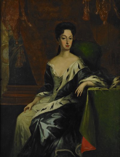Portrait de la princesse Hedvig Sofia de Suède, duchesse de Holstein-Gottorp - David Krafft von