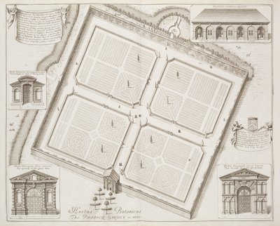 Hortus Botanicus, Le Jardin Physique, Oxon, de 