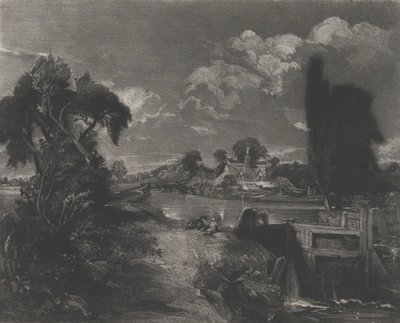 Écluse sur la Stour, 1830 - David Lucas