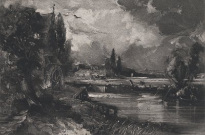 Un moulin, 1829 - David Lucas