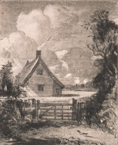 Cottage dans un champ de maïs - David Lucas