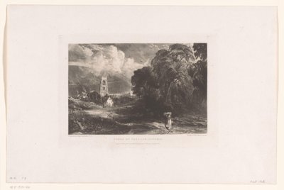 Vue de Stoke-by-Nayland - David Lucas