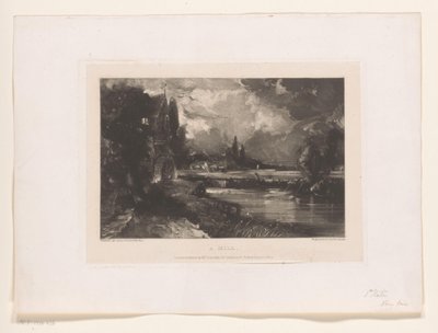Paysage avec un moulin à eau - David Lucas