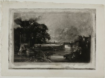 La rivière Stour de Divers Sujets de Paysages Anglais - David Lucas