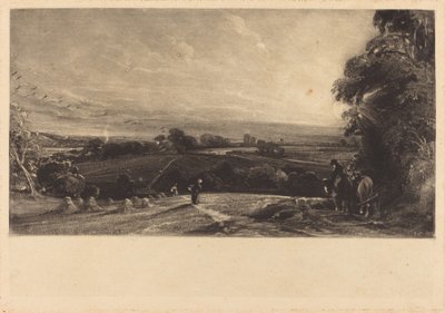 Coucher de soleil automnal - David Lucas after John Constable