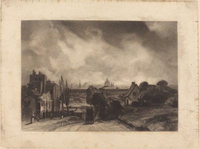 Les Cottages de Sir Richard Steele - David Lucas after John Constable