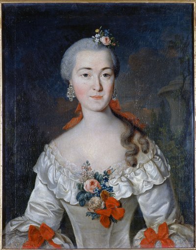 Portrait de Maria Ivanovna Tatishcheva - David Luders