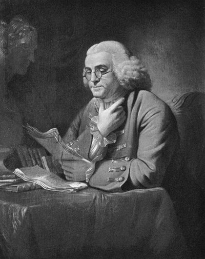 Benjamin Franklin, vers 1766 - David Martin