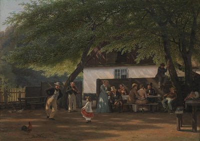 Une fête du café chez un garde-chasse - David Monies