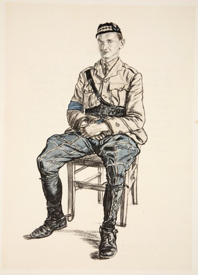 Un officier des Highlands, illustration de 