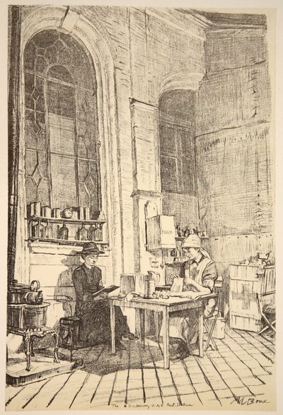 Une station de repos VAD, illustration de 