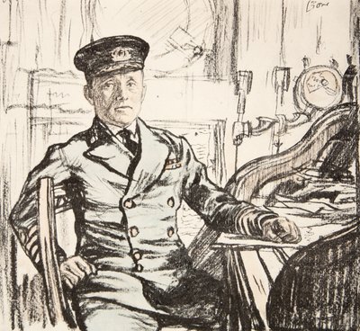 Capitaine Cyril Fuller RI Navy, illustration de 