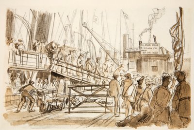 Débarquement, illustration de 