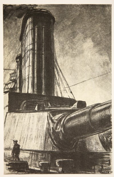 Sur un croiseur de bataille, illustration de 