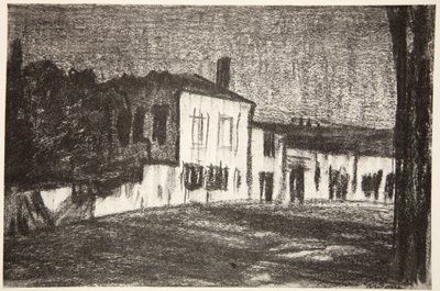 Cantonnements de soldats, clair de lune, illustration de 
