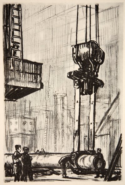 La fosse aux canons : les grandes prises de la grue, illustration de 