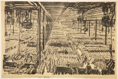 La salle des millions de coquillages, illustration de 