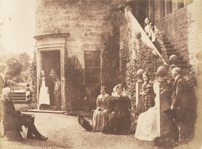 Bonaly Towers. Maison de Lord Cockburn, 1843-47. - Hill and Adamson