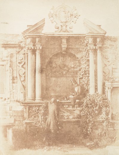 Édimbourg. Cimetière de Greyfriars, 1843-47. Créateurs : David Octavius Hill, Robert Adamson, Hill & Adamson - Hill and Adamson