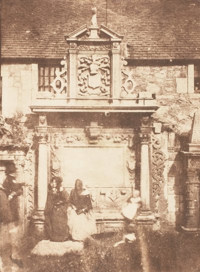 Édimbourg. Cimetière de Greyfriar, 1843-47. Créateurs : David Octavius Hill, Robert Adamson, Hill & Adamson - Hill and Adamson