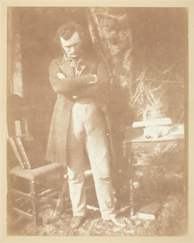 M. Robertson, sous-rédacteur de The Witness, vers 1843-44. Créateurs : David Octavius Hill, Robert Adamson, Hill & Adamson - Hill and Adamson