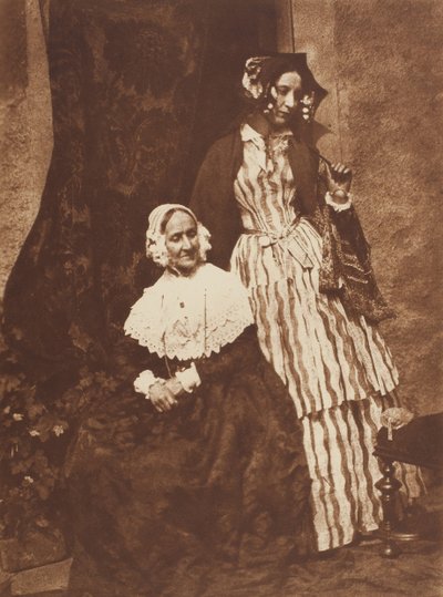 Mme Anne Rigby et Lady Elizabeth Eastlake, 1843-47, imprimé vers 1916 - Hill and Adamson