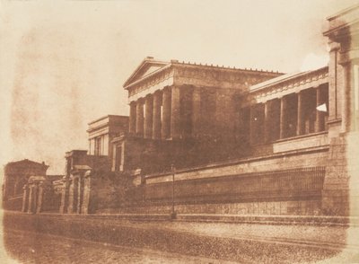 Ancienne école royale, Calton Hill, Édimbourg, 1843-47. Créateurs : David Octavius Hill, Robert Adamson, Hill & Adamson - Hill and Adamson