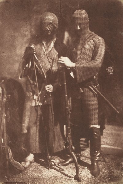 Armure afghane ou circassienne, 1843 (photo) - David Octavius Hill